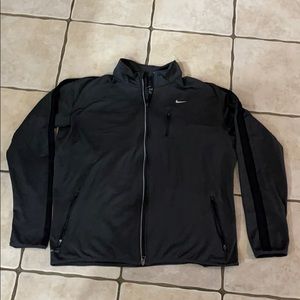 Men’s Nike Dri Fit dark gray zip up XL